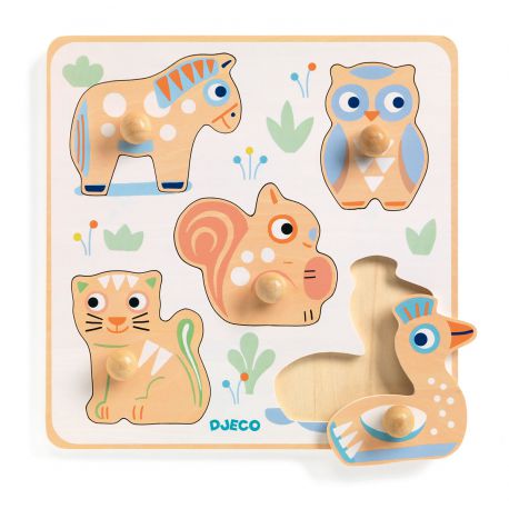 BabyPuzzli - puzzle 1 an à encastrement Djeco - 15,90€