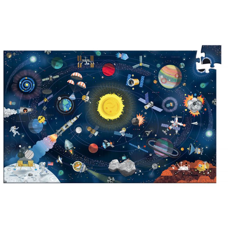 Espace : un puzzle - Un livre - Un poster