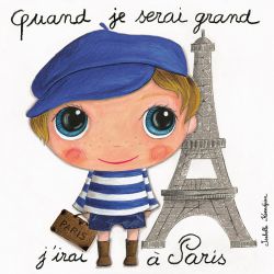 Tableau Quand je serai grand j'irai à Paris