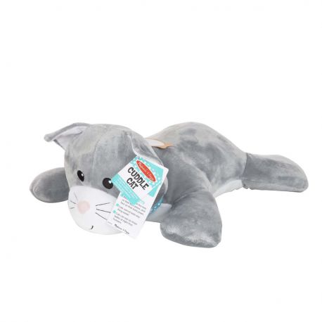 peluche géante de chat à câliner