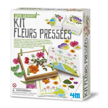 Kit presse fleurs - herbier