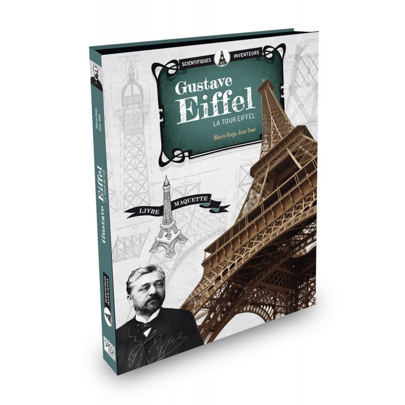 Gustave Eiffel - La Tour Eiffel - Livre + maquette Sassi - 22,90€