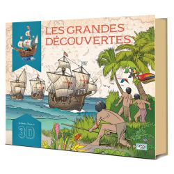 Les grandes découvertes - La santa Maria - Livre + maquettes