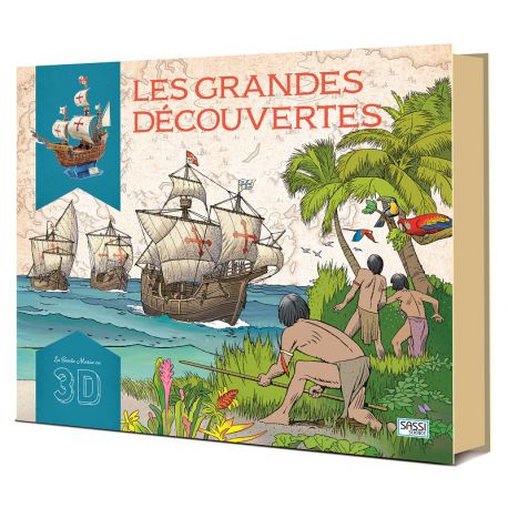 Les grandes découvertes - La santa Maria - Livre + maquettes