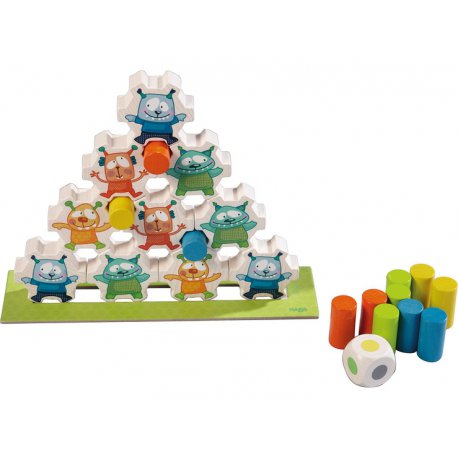 Pyramide, jeu coopératif - Mini monstres Haba 