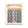 10 Crayons métalliques Chic - Lovely Paper