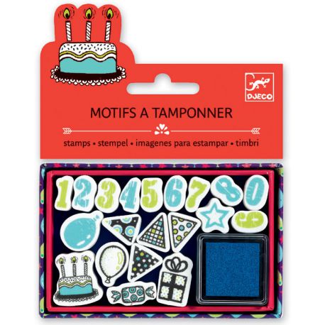 Mini tampons anniversaire