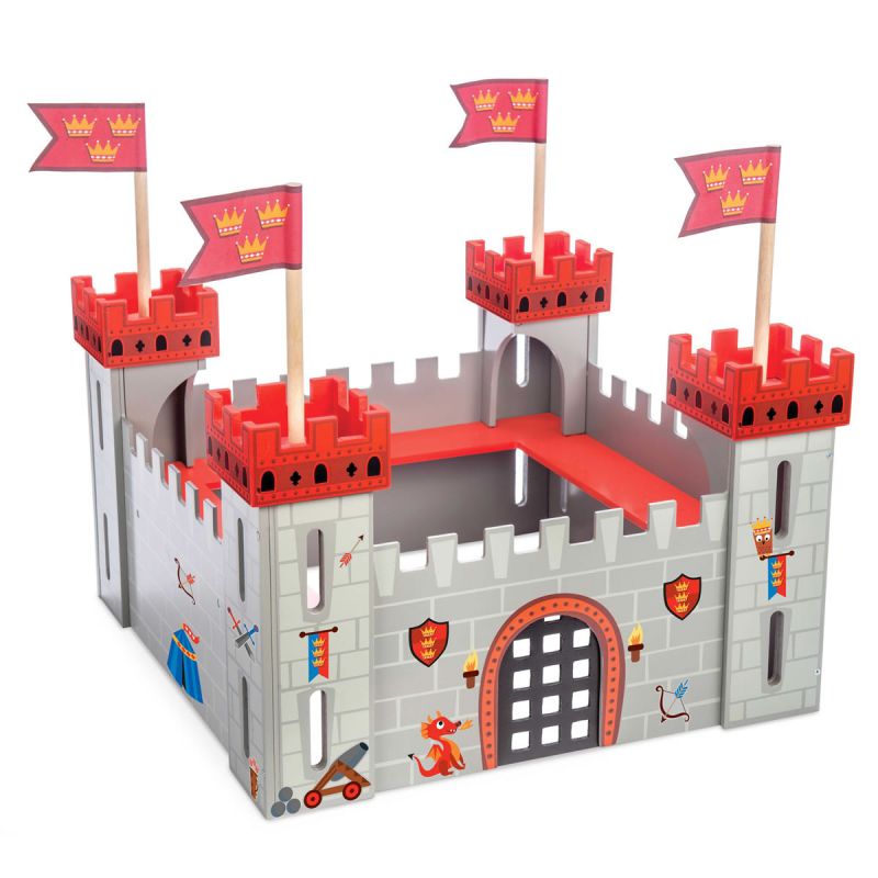 Château fort en bois : Mon premier château rouge Le Toy Van - 55,90€
