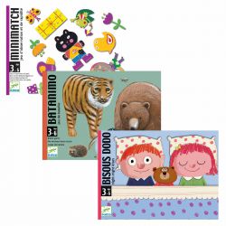 Pack jeux de cartes Djeco 3 ans