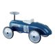 Porteur voiture vintage bleu pétrole - vue 3/4 arrière