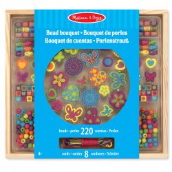 perles à enfiler - bouquet de perles (220 pièces) - Melissa et Doug