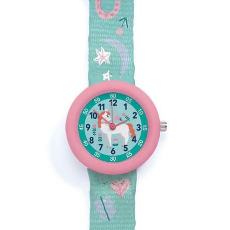 Montre cheval Djeco - détail cadran