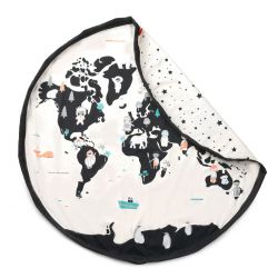 Sac rangement de jouets - Carte du Monde - Play and Go