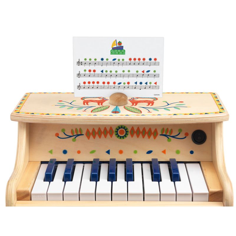 Piano en bois électronique enfant Animambo Djeco - 79,90€