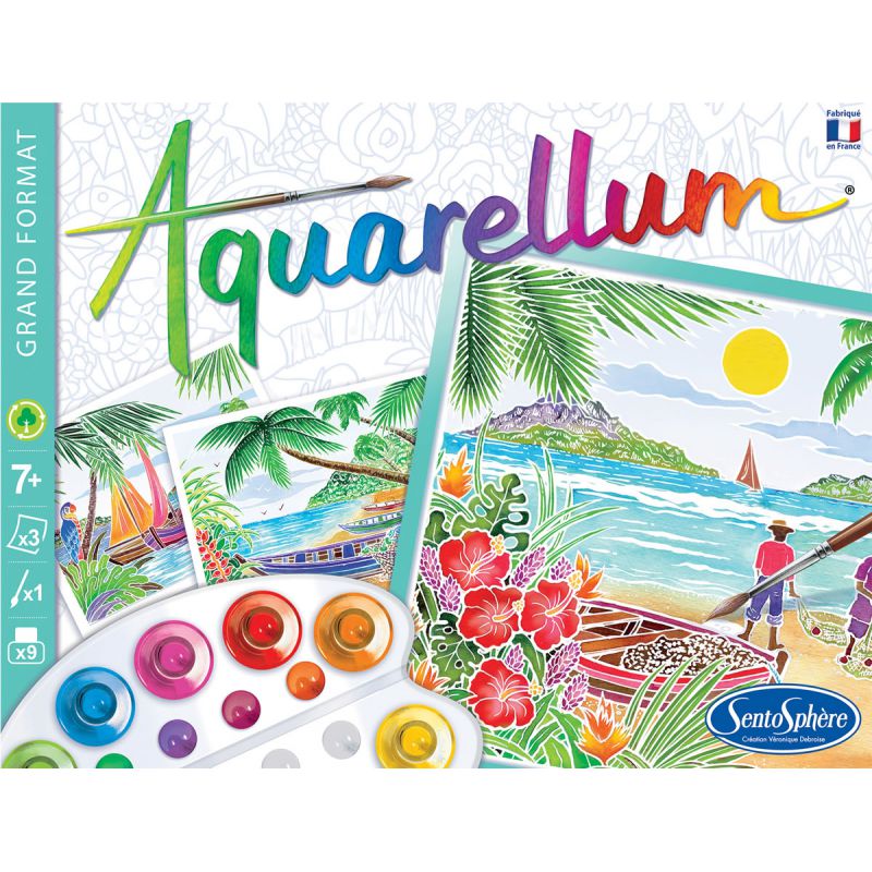 Aquarellum adulte Paysages tropicaux - 15,60€