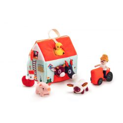 Minifarm Petite ferme Djeco avec animaux dès 18 mois - 21,50€