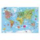 Puzzle géant carte du monde 300 pièces - Janod