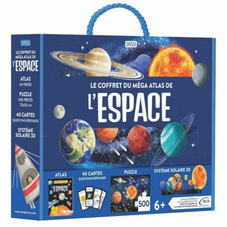 Coffret livre et puzzle le corps humain - Sassi