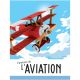 Construis l'avion 3D + Histoire de l'aviation - Livre 32 pages