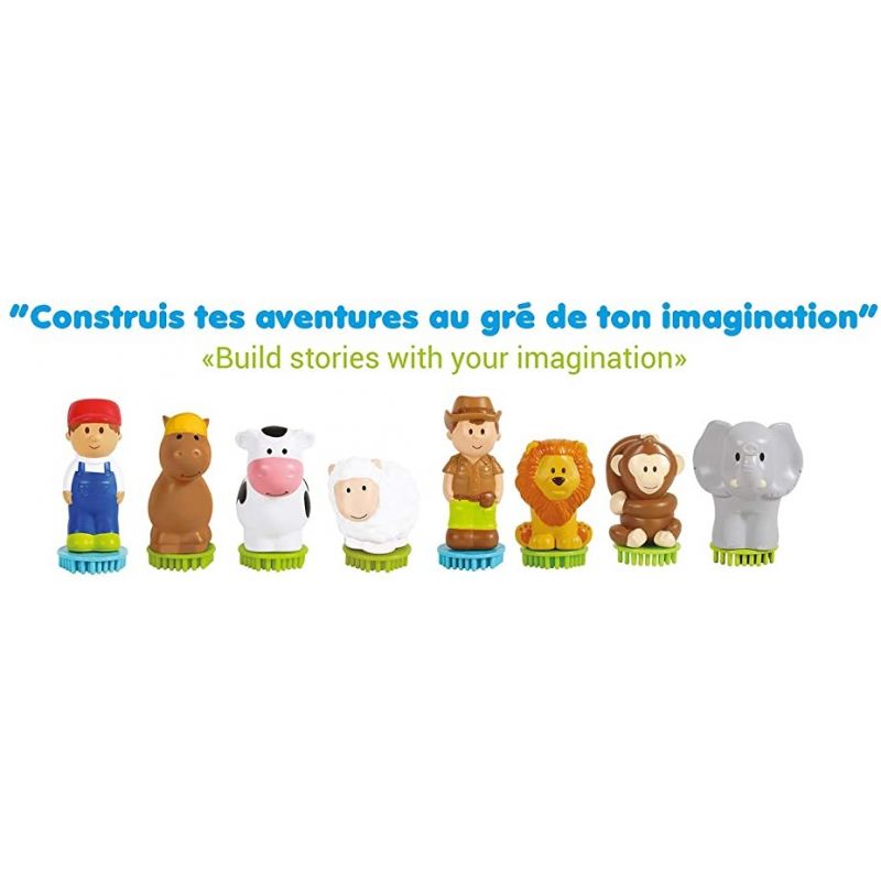 BLOKO – Coffret de 100 BIoko avec 4 Figurines 3D Famille – Dès 12 Mois -  Fabriqué en Europe – Jouet de Construction 1er âge – 503627 : :  Jeux et Jouets