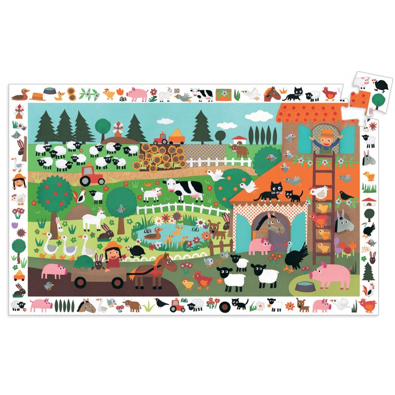 Puzzle djeco mouton 24 pièces 3+ 3 ans 4 ans - Djeco