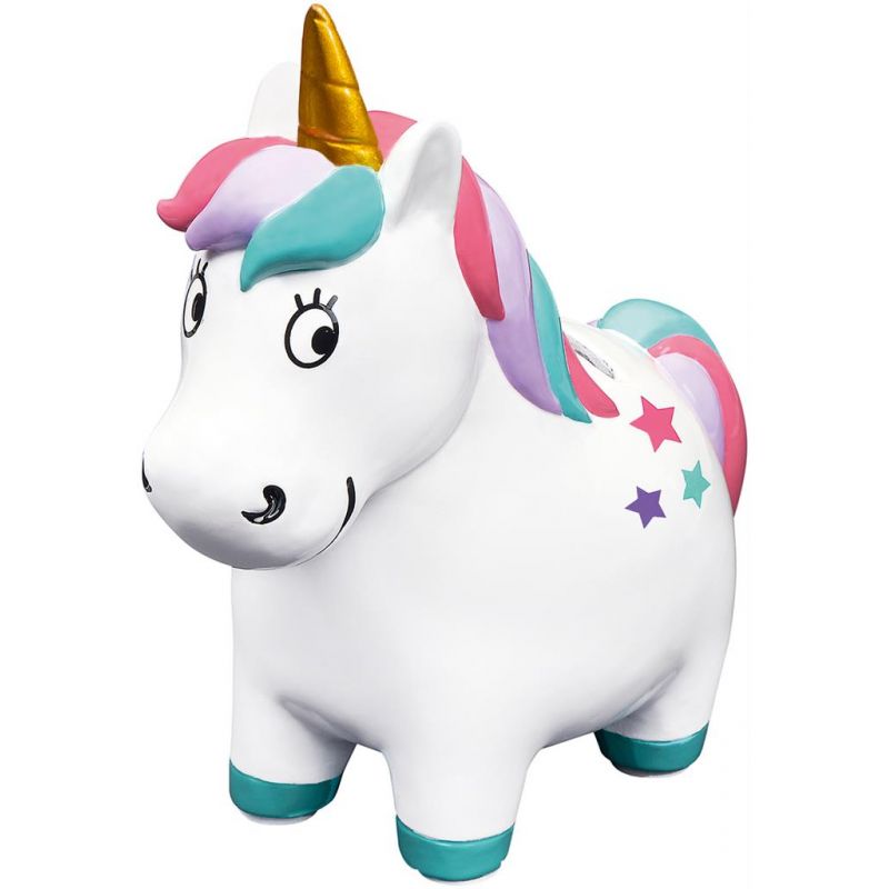 Tirelire licorne princesse