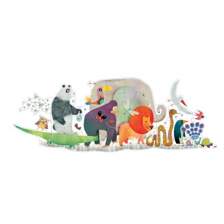 Puzzle La parade des Animaux Djeco 36 pièces