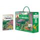 Voyage, découvre, explore les dinosaures - puzzle + livre