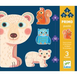 DJECO Puzzlo Jungle - Puzzle bois 15 pièces : Chez Rentreediscount Cadeaux  & Jeux