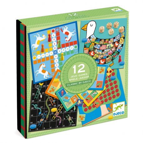 Classic box 12 jeux - 4 ans+ - Djeco