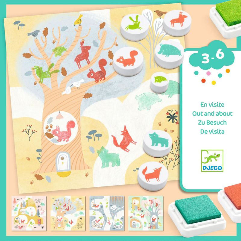 Coffret créatif enfant - Coffret gommettes et stickers - Janod