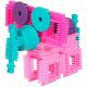 Tube 50 Bloko Rose Violet avec Roues