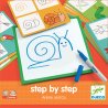 Animals and co Step by step - Djeco - Contenu