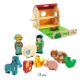 Softi-Farm - ferme et animaux en bois