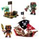 Pack bateau pirate Djeco avec 3 figurines fantastiques