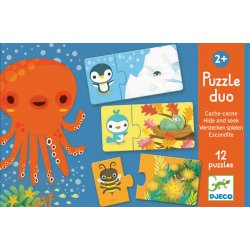 Puzzle duo cache-cache Djeco