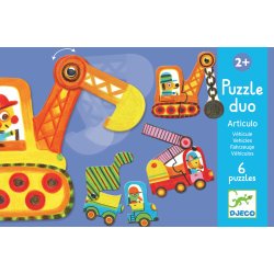 Puzzle duo Articulo véhicule Djeco