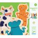 Puzzles magnétiques animaux Crazy Djeco - Packaging