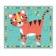 Rigolo n'co - 4 Puzzles 4 pièces Djeco - Tigre