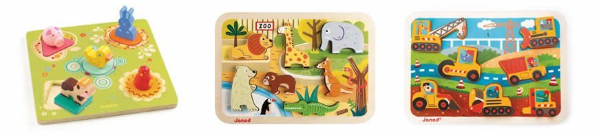 Puzzle en Bois Chunky La Magie de Noël (Dès 18 Mois) par Janod