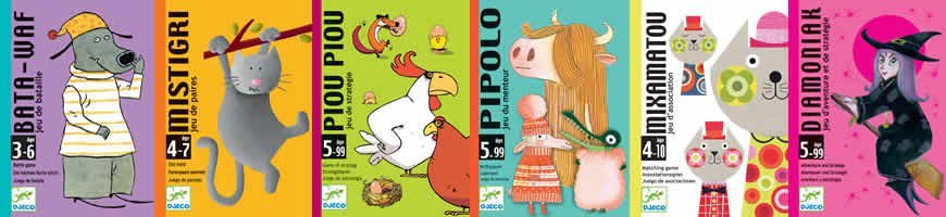 Jeux de cartes Djeco - Pack et promotions