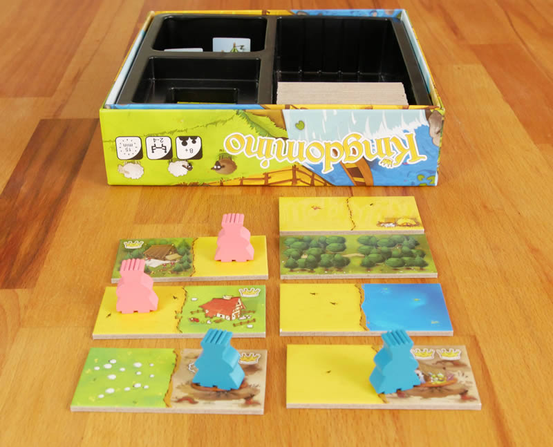 Kingdomino en cours de partie