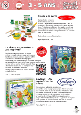 Jouets et cadeaux pas cher pour l'Arbre de Noël des enfants du CSE