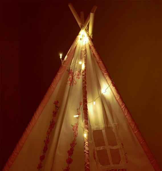 Guirlande LED pour Tipi