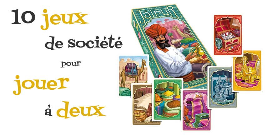 25 jeux de société pour jouer à 2 - Les jeux sont faits - Blog Jeux de  Société