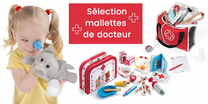 Jeu D'imitation pour fille 2 3 4 5 ans ,Malette avec 24